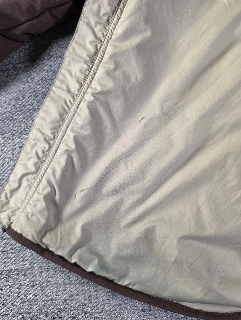Stio Brown Insulated Jacket-Style Home Accent Cover